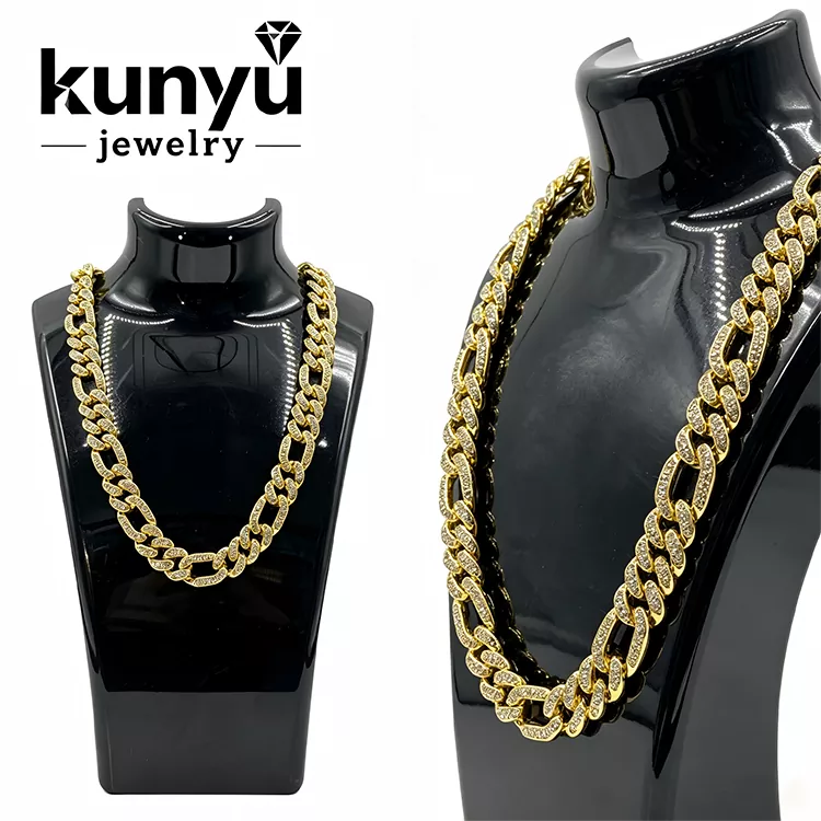 Naszyjnik Iced Out w stylu hip-hopowym