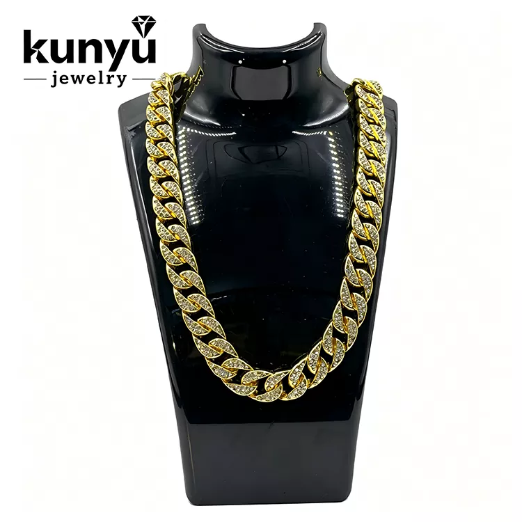 Naszyjnik Iced Out w stylu hip-hopowym