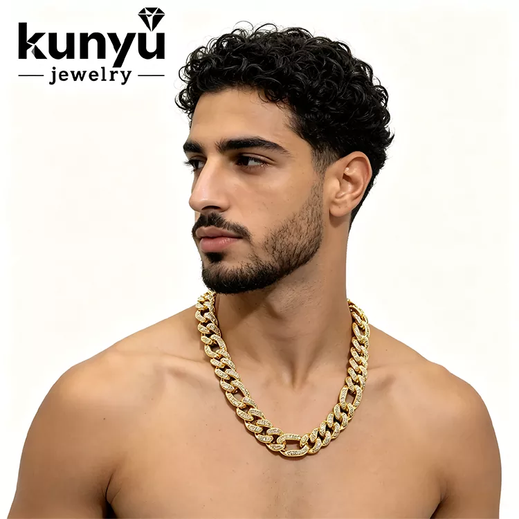 Naszyjnik Iced Out w stylu hip-hopowym